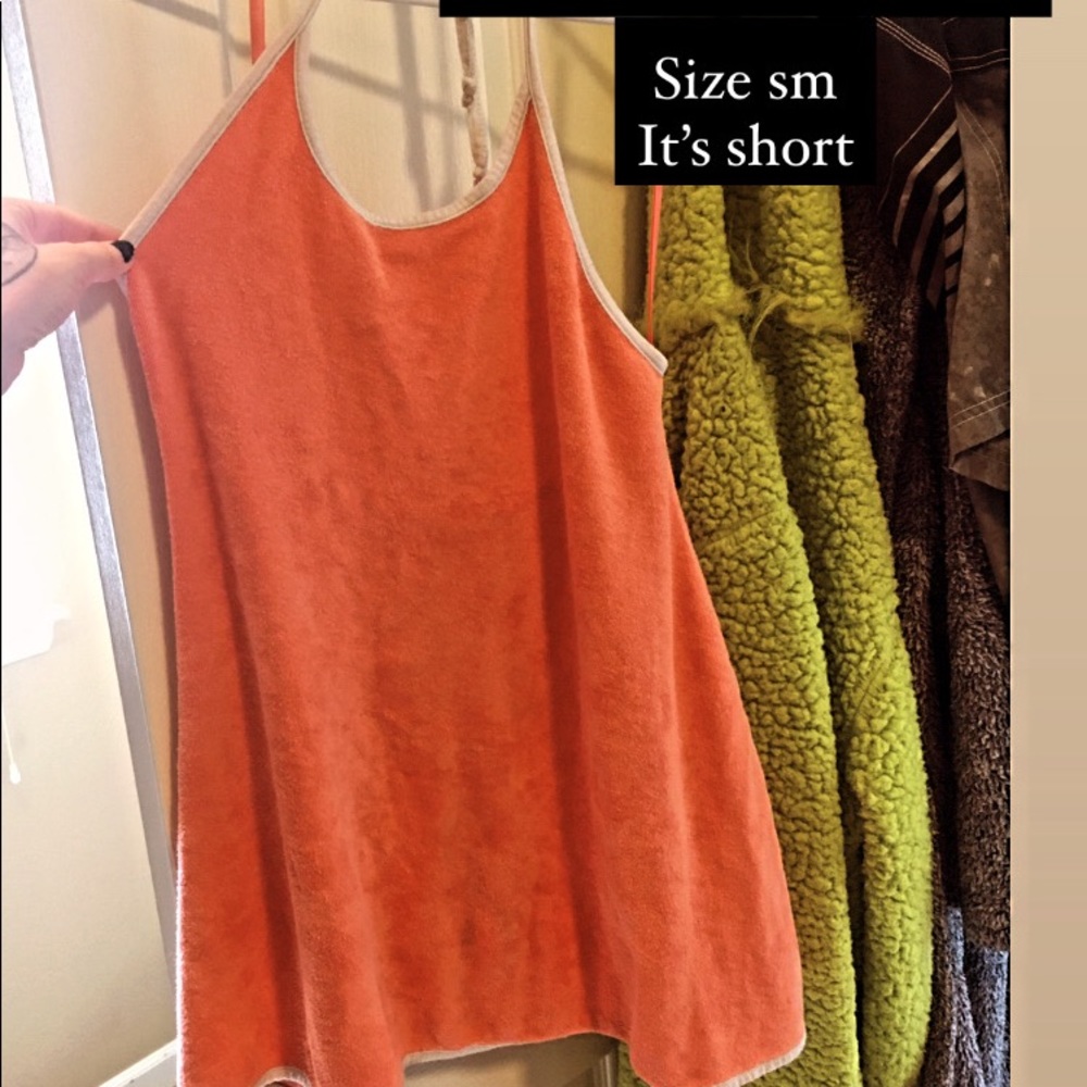 Terry cloth dress